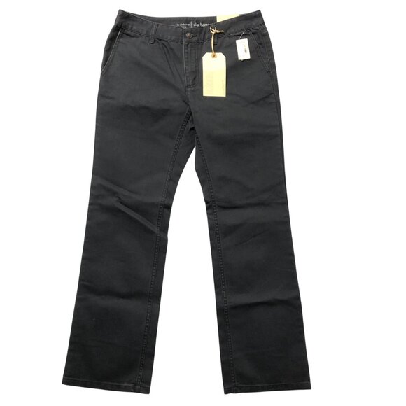 Liz Claiborne Black Jeans Womens Size 10 Slim Boot Cut Denim Pants NEW - Picture 2 of 9